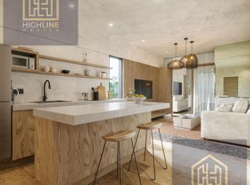Departamento · 20m² · 1 Recámara · 1 Estacionamiento · Departamento Tipo Estudio en Venta en Tulum, Rodeado de Naturaleza y Estilo con Alberca y Gimnasio