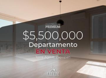 Departamento · 80m² · 2 Recámaras · 1 Estacionamiento · Departamento en Venta Torre Agave Zapopan | Piso 11 | Vista Panorámica | Cerca de Andares