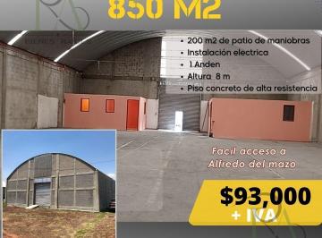 Bodega comercial · 850m² · Bodega en Renta de 850 m² en Toluca, Méx