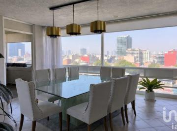 Departamento · 235m² · 3 Recámaras · 1 Estacionamiento · Renta Departamento Amueblado del Valle Norte Benito Juarez Cdmx a 1 Km de Wtc, Roma
