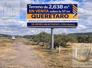 Terreno / Lote · 2638m² · 2638 Estacionamientos · Terreno en Carretera Querétaro - San Luis Potosí