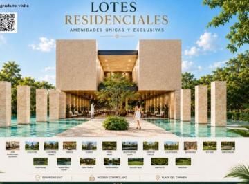 Terreno / Lote · 180m² · Lotes Exclusivos en Playa del Carmen Desde $1,743,840 Casa Club, Alberca, Gym Profesional, Pet Park