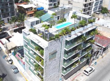 CONDOMINIO · Departamento en Venta 1 Rec. en Av 10 Playa del Carmen Amueblado