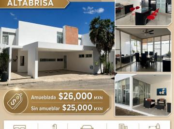 Casa · 300m² · 4 Recámaras · 3 Estacionamientos · Casa Amueblada en Renta Gran Royal en Altabrisa