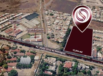 Terreno comercial , Corregidora · Terreno Comercial de 17,914 m² Sobre Av Josefa Ortiz de Domínguez, en Venta.