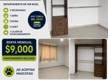 Departamento de 2 habitaciones, El Marqués · Departamento en Renta - Capital Sur
