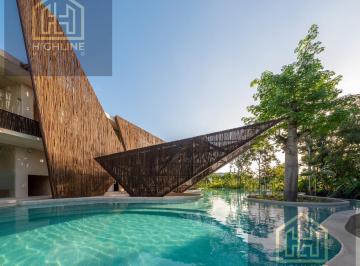 Departamento · 72m² · 1 Recámara · En Venta Departamento en Tulum de 1 Habitación con Piscina, Lobby, Recepción 24/7 y Pet - Frendly