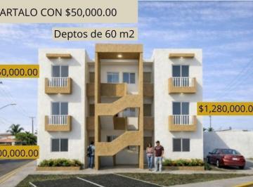 Departamento · 60m² · 2 Recámaras · 1 Estacionamiento · Departamentos en Venta! U. Habitacional El Coyol