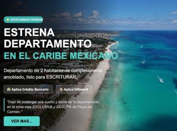 Departamento · 65m² · 2 Recámaras · 1 Estacionamiento · Departamento de 2 Habitaciones en Venta, Privada, Seguridad, Mayakoba, Playa del Carmen