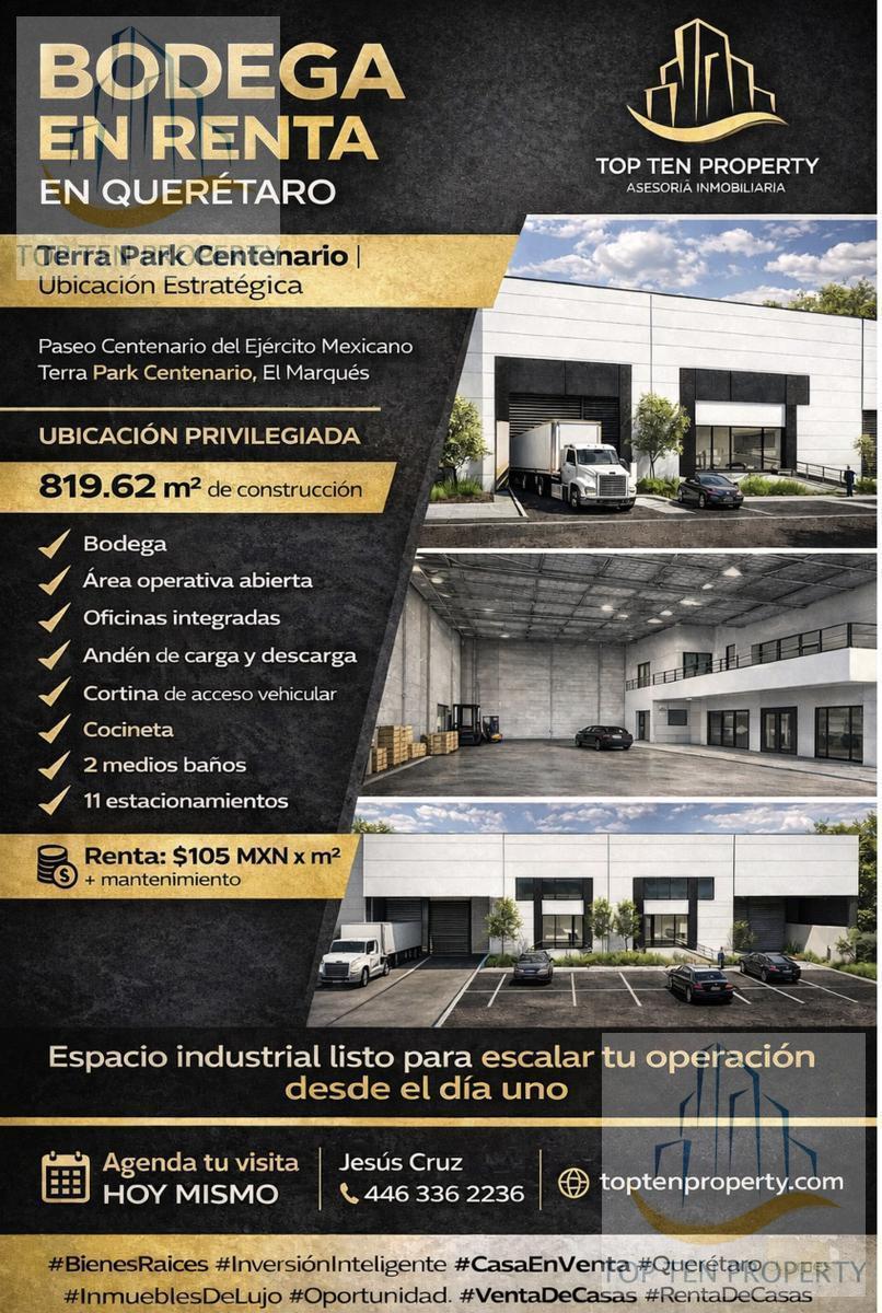 Bodega Industrial en Renta en Terra Park Centenario