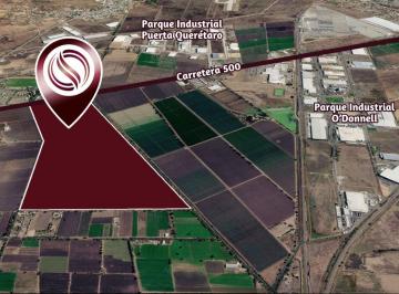 Terreno industrial , El Marqués · Terreno con Uso de Suelo Industrial, Cerca del Aeropuerto de Querétaro, en Venta
