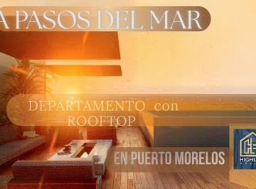 Departamento · 62m² · 1 Recámara · 1 Estacionamiento · Departamento Ideal Para Renta Vacacional, Ubicado en Puerto Morelos, Just Minutes From The Beach! L
