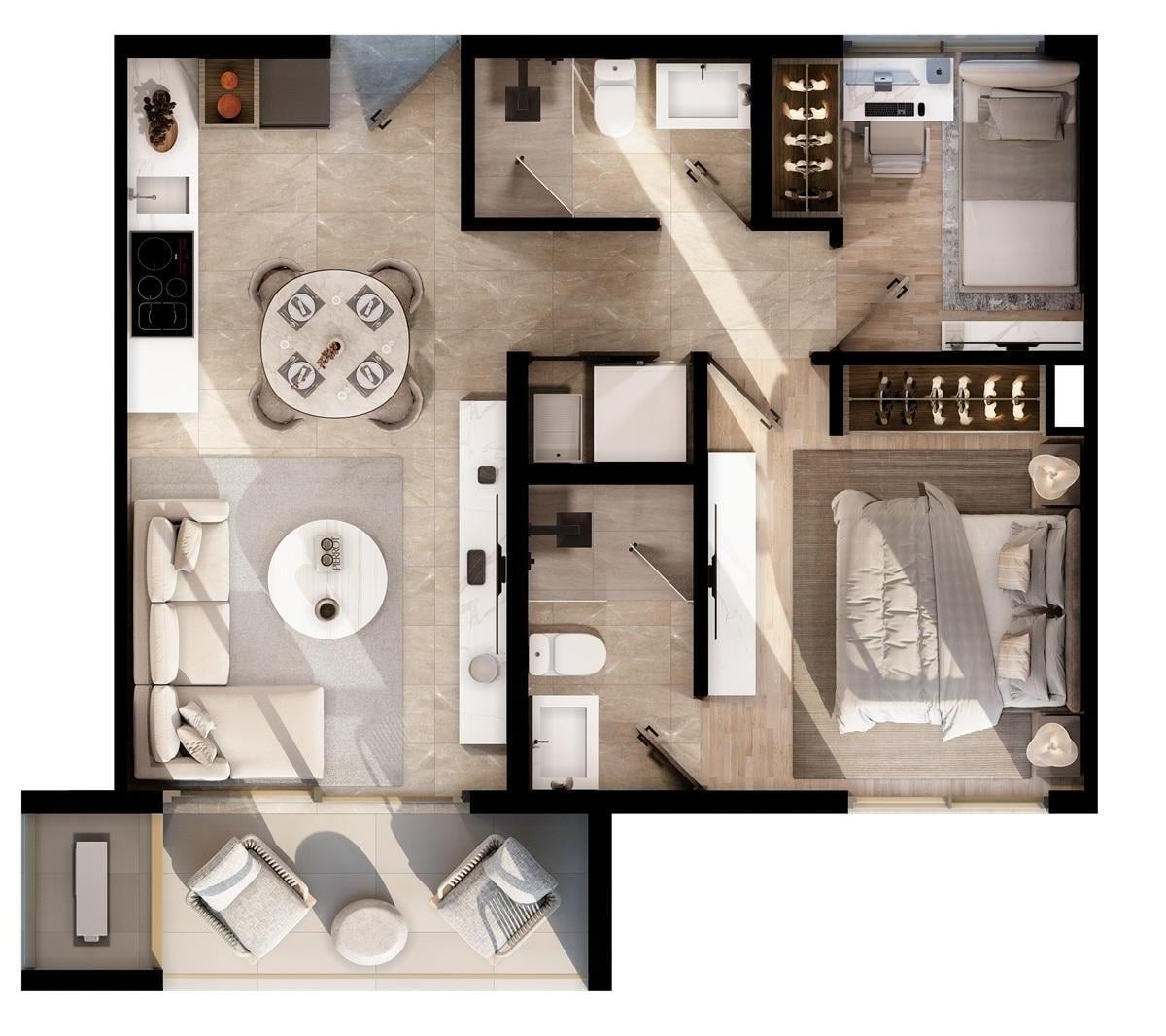 Pre-Sale Apartments in Torre Célica, Type A2
