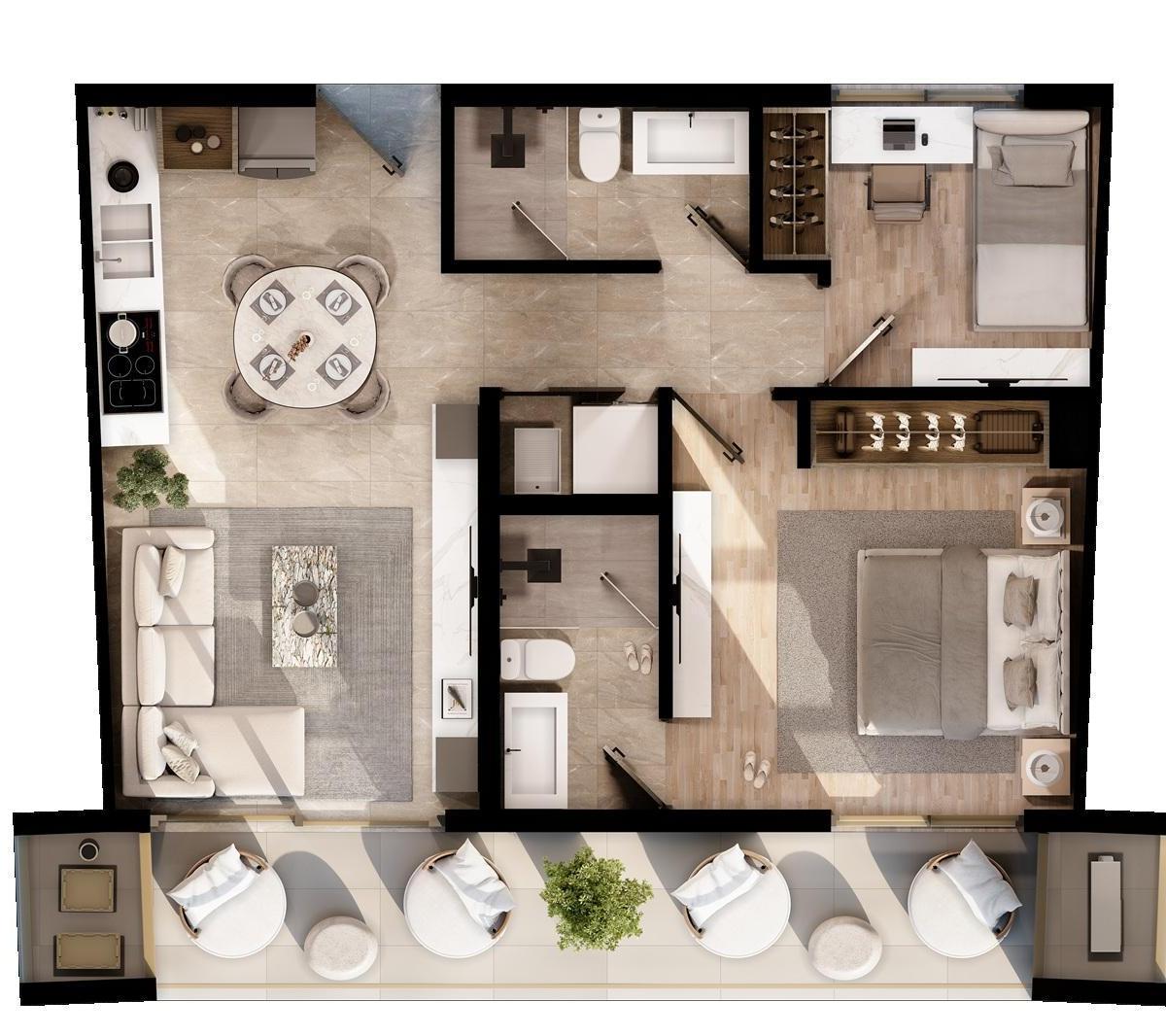 Pre-Sale Apartments in Torre Célica, Type A3