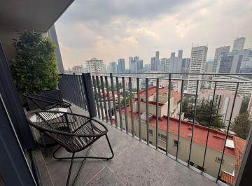 Departamento de 2 habitaciones, Cuajimalpa de Morelos · Renta Departamento Amueblado Santa Fe 2 Recámaras Balcón Vista a Santa Fe