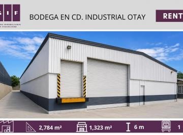 Nave industrial , Tijuana · Bodega en Renta en Otay | Terreno 2,784 m² | Bodega 1,323 m²