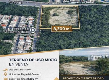 Terreno / Lote , Solidaridad · Terreno de 5800 m² en Venta en Playa del Carmen