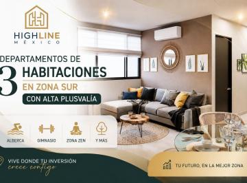 Departamento · 80m² · 3 Recámaras · 1 Estacionamiento · Departamento de 3 Habitaciones en Cancun Nuevo con Areas Recreativas y Alta Plusvalia