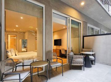 Departamento de 1 habitación, Cuauhtémoc · Se Renta Loft con Amplia Terraza Amueblado y Equipado con Servicios Inluídos | Hamburgo Col. Juárez