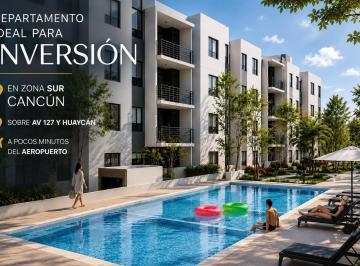 Departamento · 80m² · 3 Recámaras · 1 Estacionamiento · Departamento en Av Huayacán por con Amenidades Tipo Resort Ideal Para Rentar o Vivir