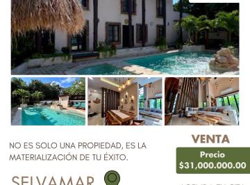 Casa en condominio de 5 habitaciones, Solidaridad · Casa Selva