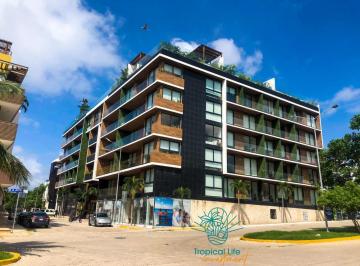Departamento · 33m² · 1 Recámara · 1 Estacionamiento · Estudio en Renta y Ventaa Una Calle del Mar Caribe, Playa del Carmen