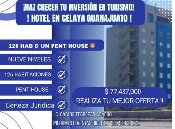 Inmueble productivo urbano , Celaya · Oportunidad Hotelera en Celaya Para Inversionistas