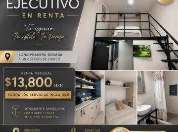 Departamento de 1 habitación, Juárez · Loft Ejecutivo Amueblado | Servicios Incluidos Pradera Dorada | a un Costado de Costco