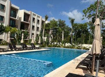 Departamento · 87m² · 2 Recámaras · 1 Estacionamiento · Departamento Amueblado Planta Baja en Ombú Huayacán