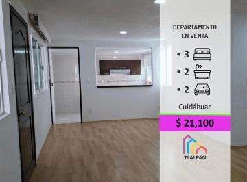 Departamento · 115m² · 3 Recámaras · 2 Estacionamientos · Renta de Departamento en Tlalpan Zona de Hospitales