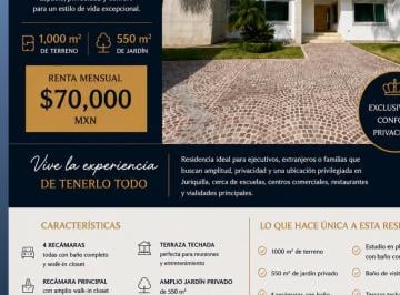 Casa de 4 habitaciones, Querétaro · Residencia Premium en Renta