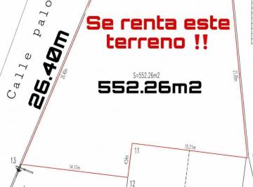 Terreno comercial · 552m² · Terreno en Renta Tepic – Zona Lago David | 552 m² | $35,000/mes
