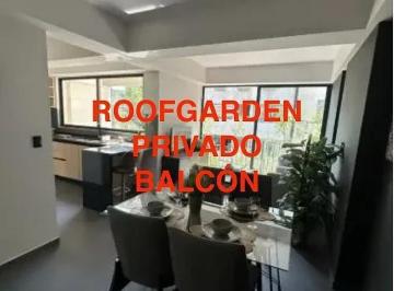 Departamento · 88m² · 3 Recámaras · 1 Estacionamiento · Departamento en Venta Nápoles Roofgarden Privado y Balcón Cdmx