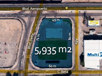 Terreno / Lote · 5935m² · Terreno en Venta Blvd. Delta y Blvd. Aeropuerto 5,935 m²