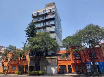 Fachada · Departamento en Venta Roma Sur, 64 m² con Terraza, 2 Recámaras y Estacionamiento