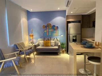 Departamento · 38m² · 1 Recámara · 1 Estacionamiento · Estudio Amueblado Frente Al Campo de Golf en Corasol con Terraza