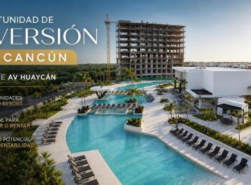 Departamento · 155m² · 3 Recámaras · 2 Estacionamientos · En Venta Departamento de 3 Habitaciones en Cancún Ideal Para Vivir o Rentar con Alberca y Gimnasio