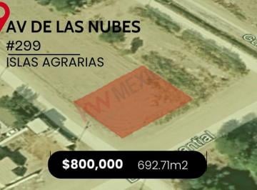 N/A · Se Vende Terreno de 692 m en Islas Agrarias