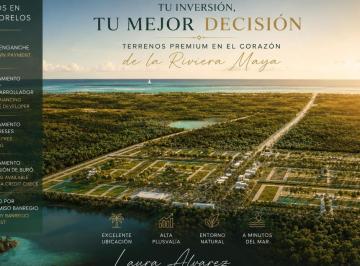 Terreno / Lote · 250m² · Terrenos en Puerto Morelos con Financiamiento y Excelente Ubicación