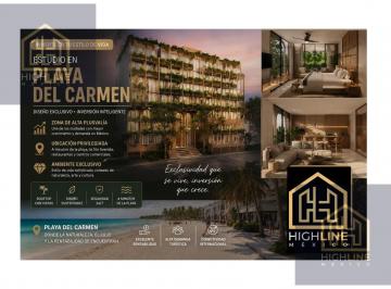 Departamento · 51m² · 1 Recámara · Estudio en Venta | Cerca de La 5ta Av | Amenidades Premium