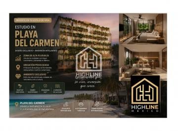 Departamento · 51m² · 1 Recámara · Estudio en Venta | Cerca de La 5ta Av | Amenidades Premium
