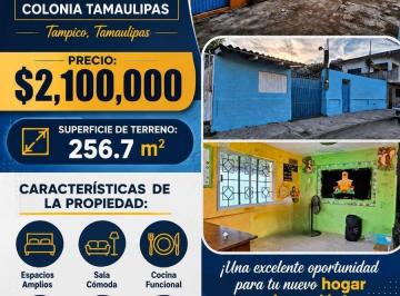 Casa · 78m² · 3 Recámaras · Casa en Venta en Colonia Tamaulipas
