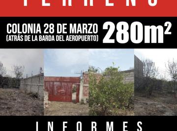 Terreno / Lote  Venta MN 700,000 · Terreno Bardeado 280 m² con Doble Acceso, Atrás del Aeropuerto de Cuernavaca