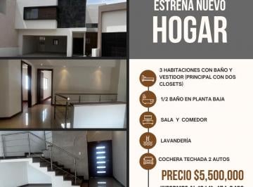 Casa de 3 habitaciones, Chihuahua · Casa con 220 m² Superficie de Terreno, 3 Recámaras en Venta en Residencial Albaterra III