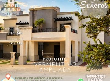 Casa de 4 habitaciones, Zempoala · Casa Nueva con Habitación en Planta Baja, en Señeros Residencial
