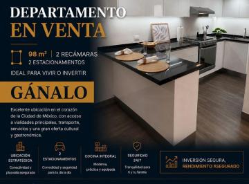 Departamento de 2 habitaciones, Benito Juárez · Venta Depa Narvarte Poniente/ Totalmente Remodelado/ 2 Estacionamientos