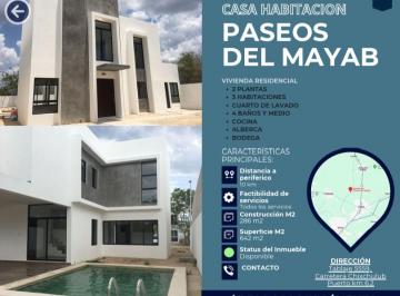 Casa de 3 habitaciones, Conkal · Casa Recidencial Paseos del Mayab