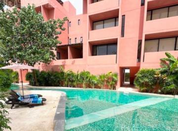 Departamento · 70m² · 2 Recámaras · 2 Estacionamientos · Departamento Amueblado PH en Renta en Residencial Arbolada, Cancún