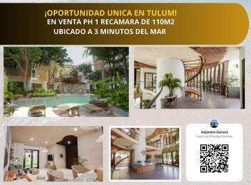 Departamento · 111m² · 1 Recámara · 1 Estacionamiento · Venta de Departamento en Tulum Entrega Inmediata a 7 Minutos del Mar