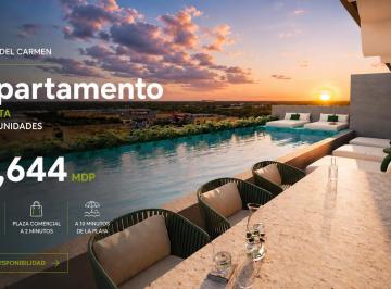 Departamento · 54m² · 2 Recámaras · 1 Estacionamiento · Departamento en Preventa | Playa del Carmen | 2 Recámaras | 10 Minutos de La Playa | Zona Comercial